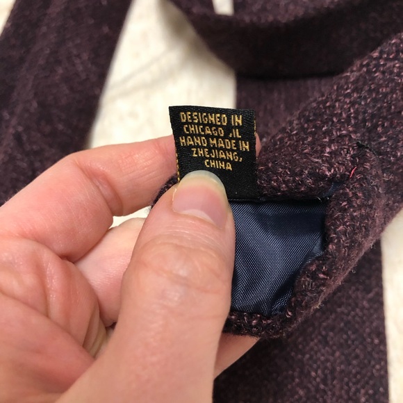 Vitale Barberis Canonico Tie Bar Italian Wool Linen Silk Tie - Picture 4 of 6